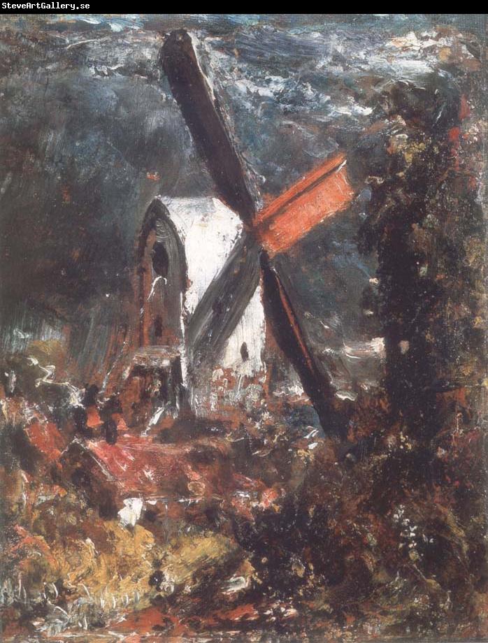 John Constable A windmill near Brighton